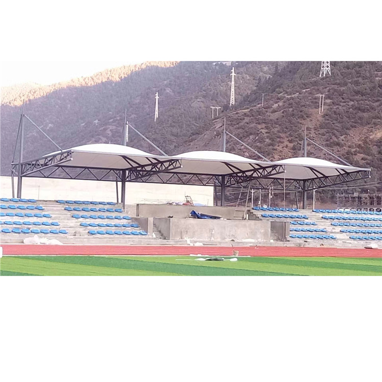 西藏黉舍看台膜布局